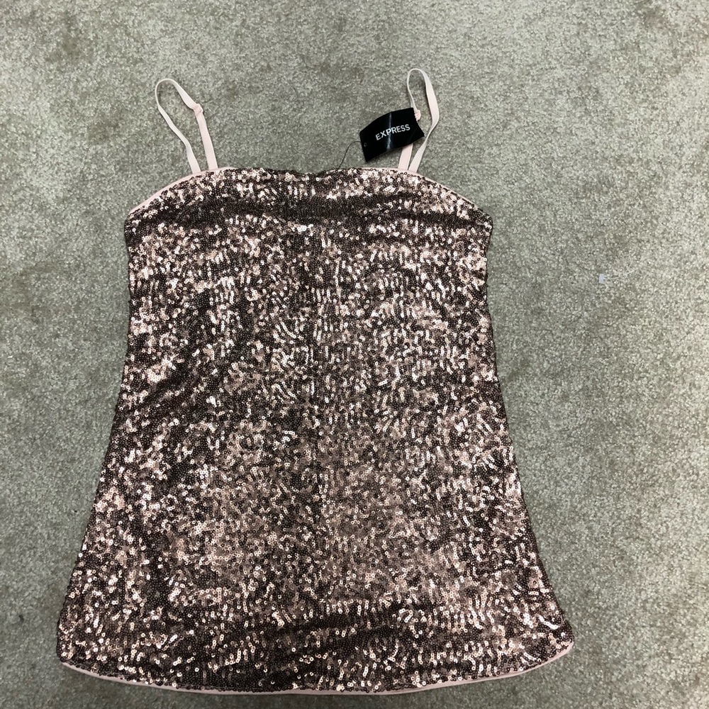 Express Sequinced Tank !! Gorgeous !! Brand NWT